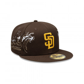 Gorra 59Fifty MLB  San Diego Padres Tonal Wave Dark Brown