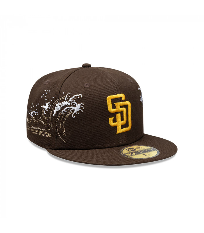 Gorra 59Fifty MLB  San Diego Padres Tonal Wave Dark Brown