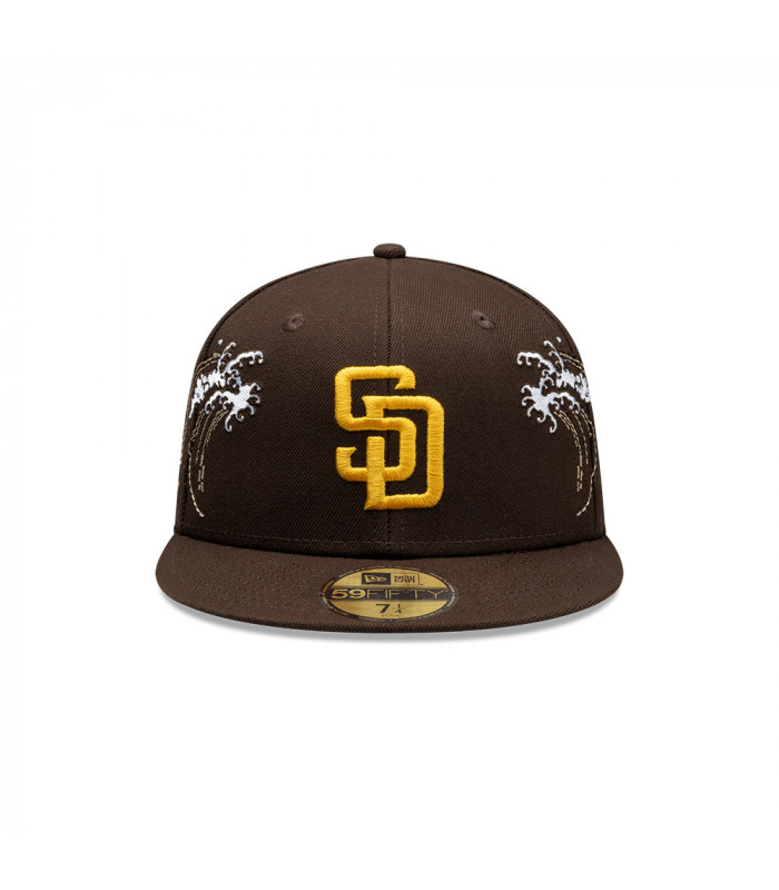Gorra 59Fifty MLB  San Diego Padres Tonal Wave Dark Brown