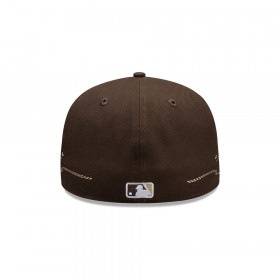 Gorra 59Fifty MLB  San Diego Padres Tonal Wave Dark Brown