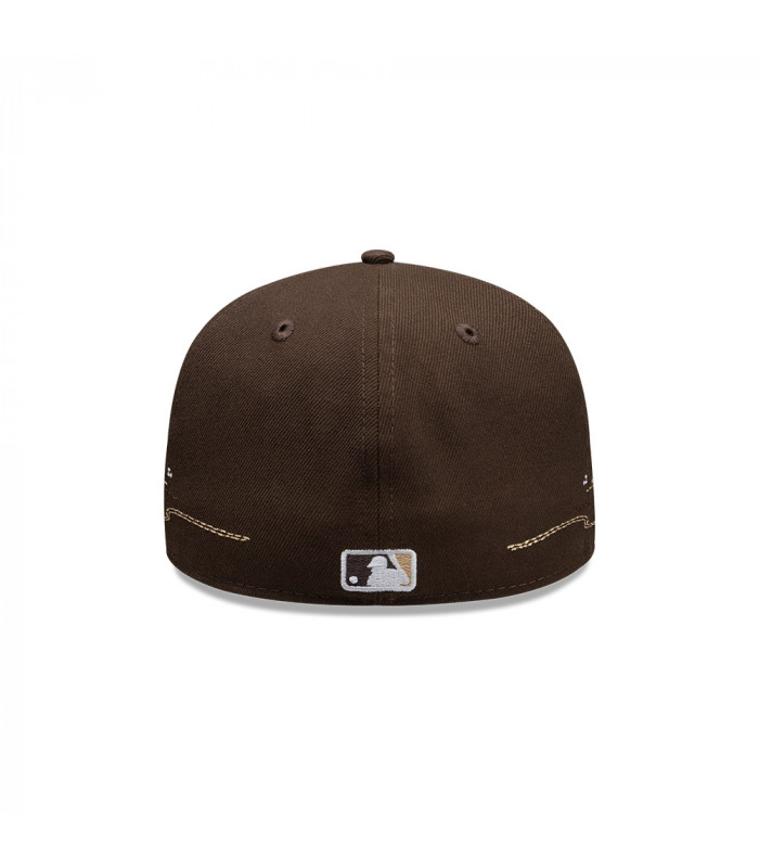 Gorra 59Fifty MLB  San Diego Padres Tonal Wave Dark Brown