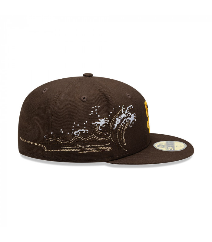 Gorra 59Fifty MLB  San Diego Padres Tonal Wave Dark Brown
