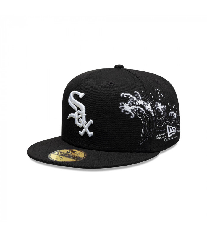 Gorra 59Fifty MLB  Chicago White Sox Tonal Wave Negro