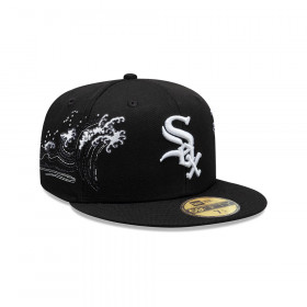 Gorra 59Fifty MLB  Chicago White Sox Tonal Wave Negro