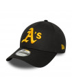 Gorra 9Forty MLB Oakland Athletics Side Patch Black