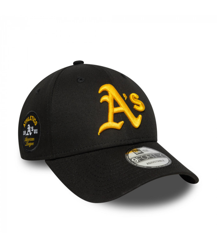 Gorra 9Forty MLB Oakland Athletics Side Patch Black