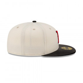 Gorra 59Fifty MLB Boston Red Sox Leather Visor White