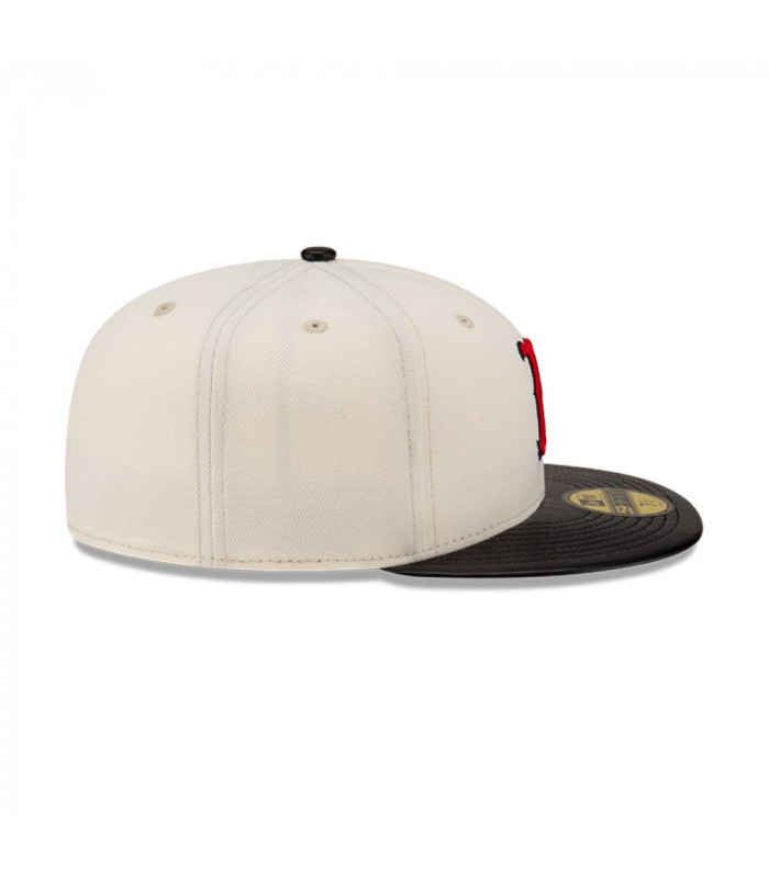 Gorra 59Fifty MLB Boston Red Sox Leather Visor White