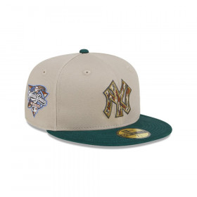 Gorra 59Fifty New York Yankees Tree Bark Fill Grey