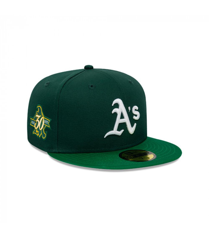 Gorra 59Fifty Oakland Athletics MLB Color Block Pack Green