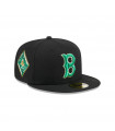 Gorra 59Fifty Boston Red Sox Metallic Green Black MLB