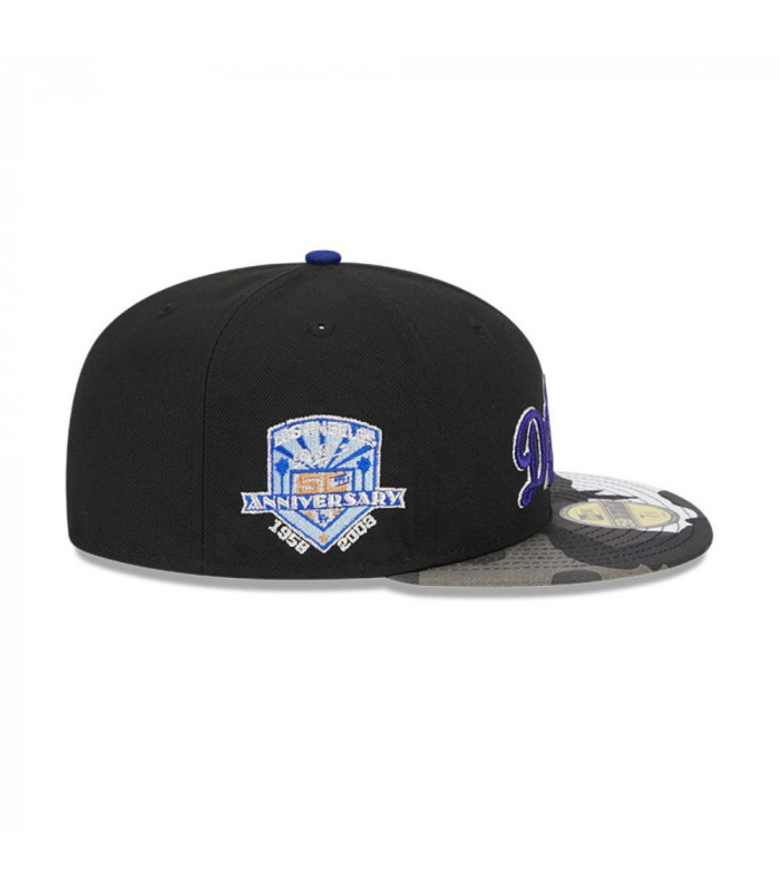 Gorra 59Fifty Los Angeles Dodgers Metallic Camo Black MLB