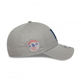Gorra 9Forty MLB Los Angeles Dodgers Side Patch Grey