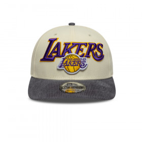 Gorra 9Fifty NBA  Los Angeles Lakers Cord Visor Light Beige