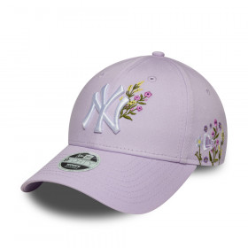 Gorra 9Forty MLB  New York Yankees Floral Pastel Purple