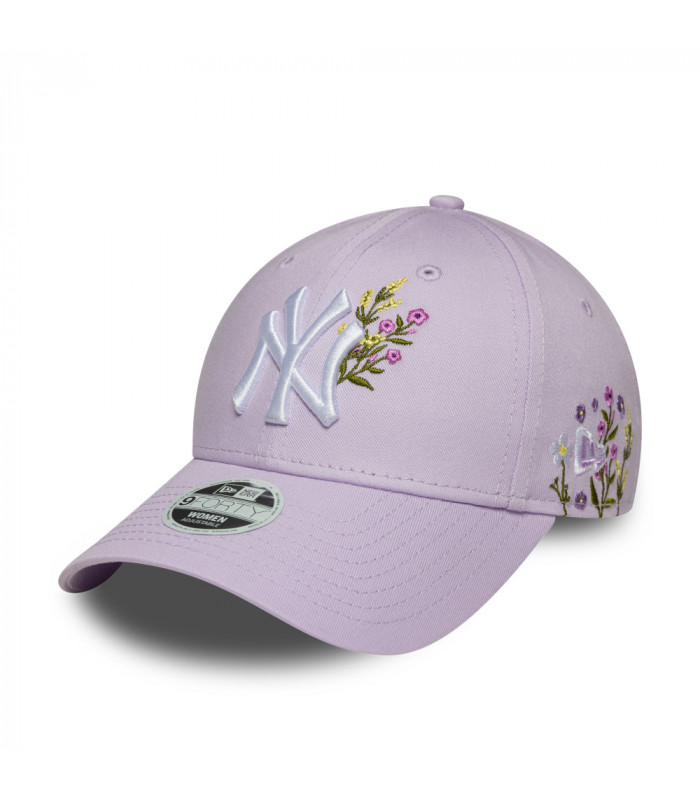 Gorra 9Forty MLB  New York Yankees Floral Pastel Purple