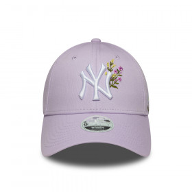 Gorra 9Forty MLB  New York Yankees Floral Pastel Purple