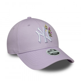 Gorra 9Forty MLB  New York Yankees Floral Pastel Purple