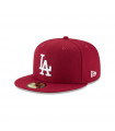 Gorra Los Angeles Dodgers MLB 59Fifty Dark Red