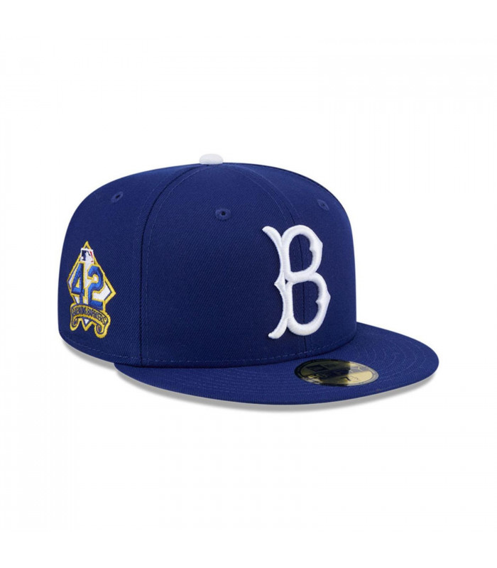 Gorra 59Fifty MLB Brooklyn Dodgers Jackie Robinson Blue