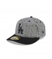 Gorra 59Fifty LP Los Angeles Dodgers MLB Patch Plaid Black