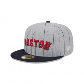 Gorra 59Fifty Boston Red Sox Heather Pinstripe Grey MLB