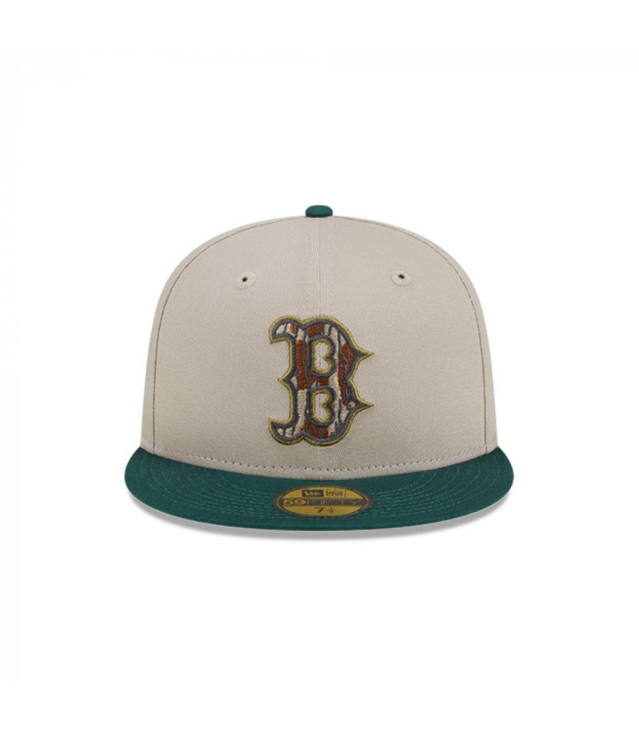 Gorra 59Fifty Boston Red Sox Tree Bark Fill Grey MLB