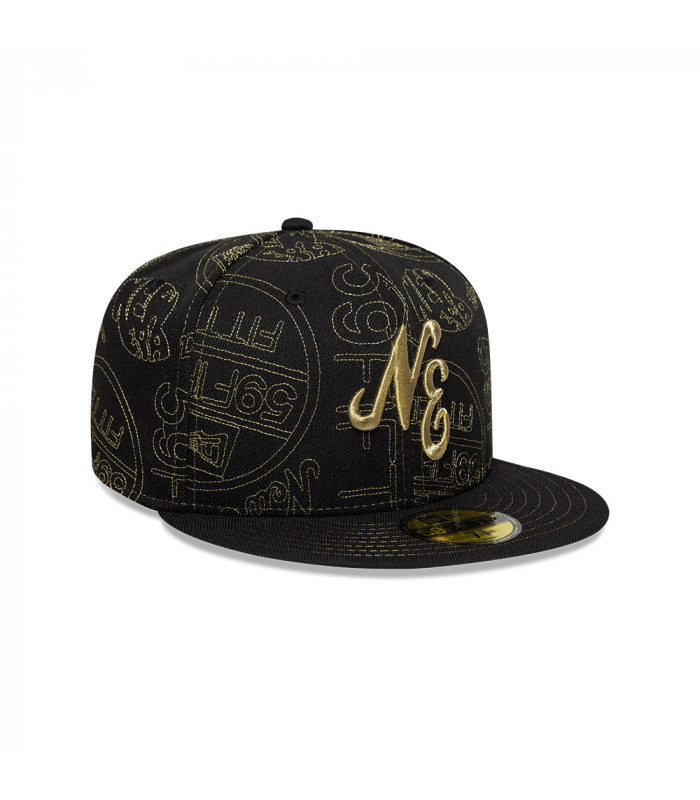 Gorra New Era Sticker Emea 59Fifty Day Black