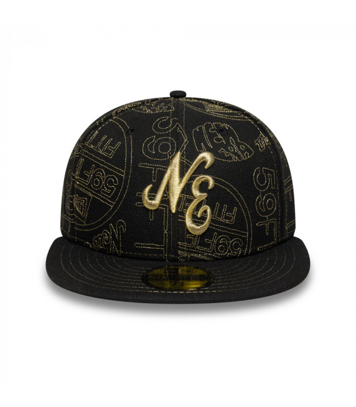 Gorra New Era Sticker Emea 59Fifty Day Black