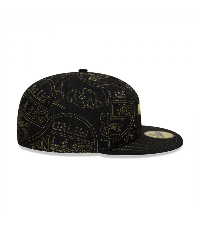 Gorra New Era Sticker Emea 59Fifty Day Black