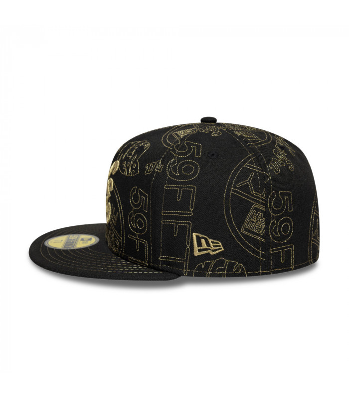 Gorra New Era Sticker Emea 59Fifty Day Black