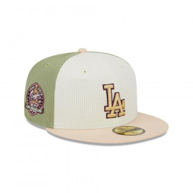 Gorra 59Fifty Los Angeles Dodgers Thermal Front Green MLB