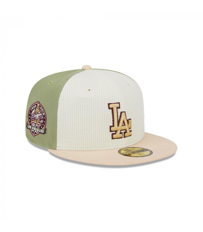 Gorra 59Fifty Los Angeles Dodgers Thermal Front Green MLB