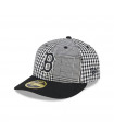 Gorra 59Fifty LP Boston Red Sox MLB Patch Plaid Black