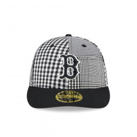 Gorra 59Fifty LP Boston Red Sox MLB Patch Plaid Black