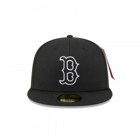 Gorra 59Fifty MLB Boston Red Sox Alpha Industries Negro