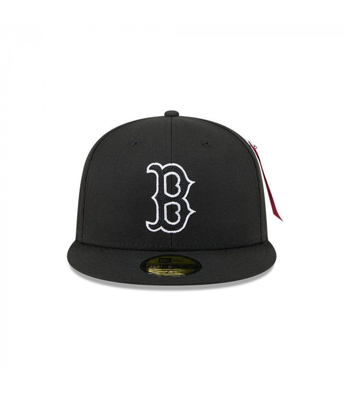 Gorra 59Fifty MLB Boston Red Sox Alpha Industries Negro