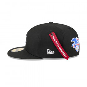 Gorra 59Fifty MLB Boston Red Sox Alpha Industries Negro