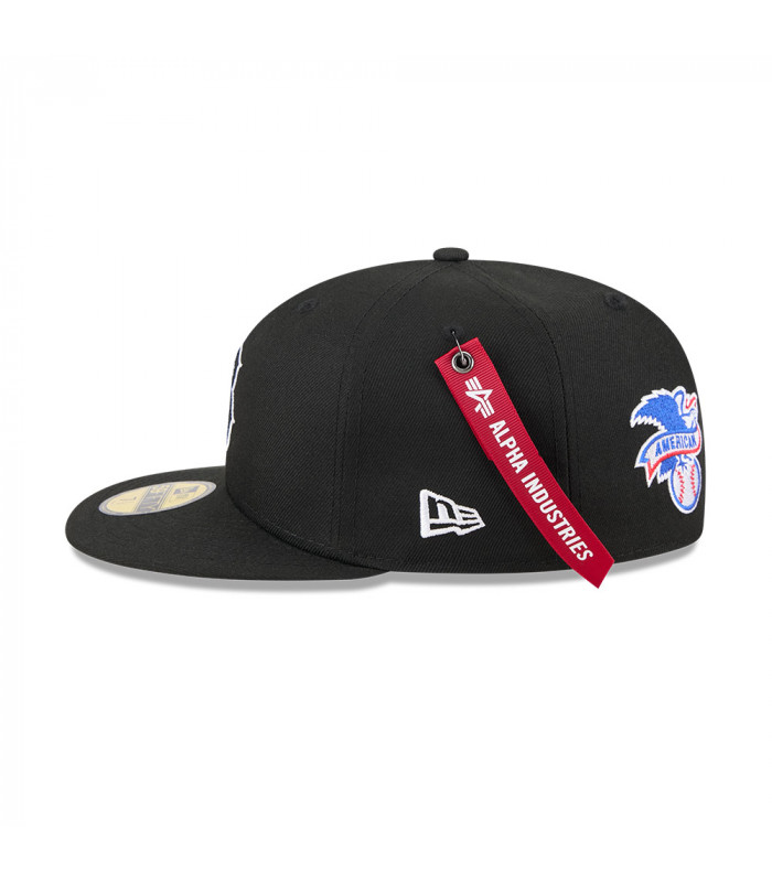 Gorra 59Fifty MLB Boston Red Sox Alpha Industries Negro