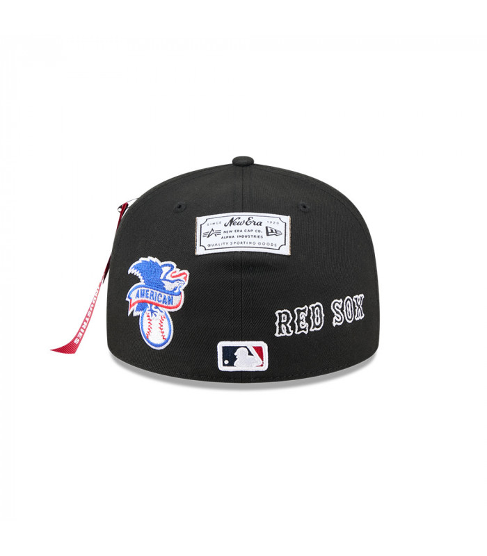 Gorra 59Fifty MLB Boston Red Sox Alpha Industries Negro