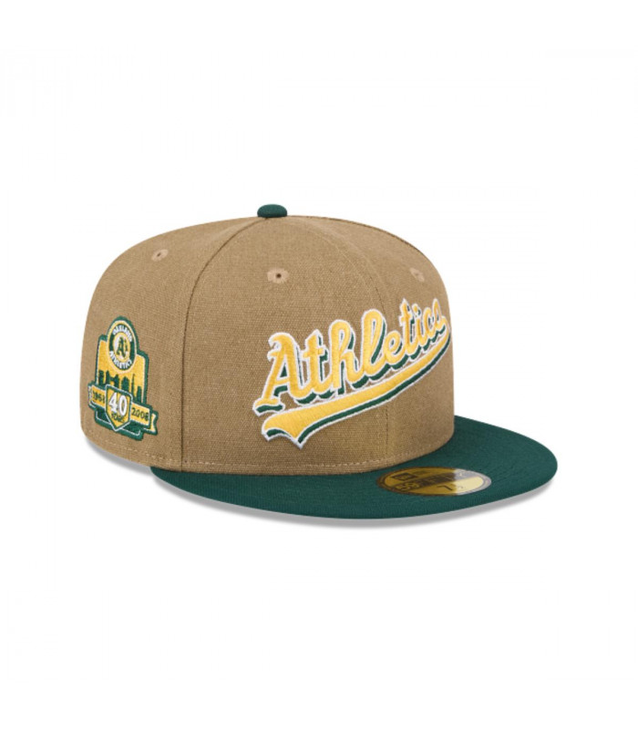 Gorra 59Fifty MLB Oakland Athletics Canvas Crown Beige