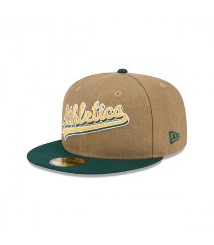 Gorra 59Fifty MLB Oakland Athletics Canvas Crown Beige