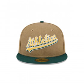 Gorra 59Fifty MLB Oakland Athletics Canvas Crown Beige