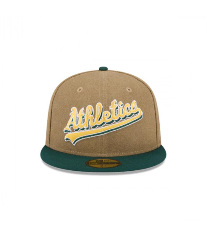 Gorra 59Fifty MLB Oakland Athletics Canvas Crown Beige