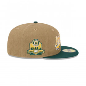 Gorra 59Fifty MLB Oakland Athletics Canvas Crown Beige