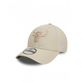 Gorra 9Forty NBA  Chicago Bulls Team Outline Light Beige