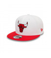 Gorra 9Fifty NBA Chicago Bulls White Crown Red