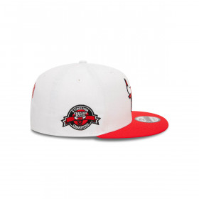 Gorra 9Fifty NBA Chicago Bulls White Crown Red
