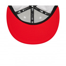Gorra 9Fifty NBA Chicago Bulls White Crown Red