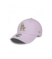 Gorra 9Forty Los Angeles Dodgers Metallic Logo Violet